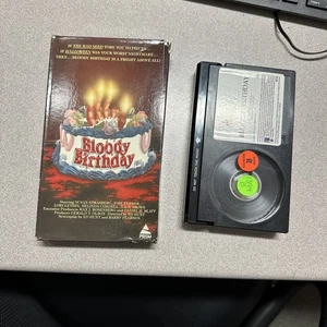 Bloody Birthday BETA Horror Prism Video 80'S Rare Cult Vintage Gore Slasher - Imagen 1 de 3
