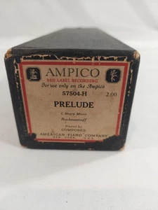 AMPICO Rachmaninoff PRELUDE C Sharp Minor Rachmaninoff 57504-H Player Piano Roll - Bild 1 von 6