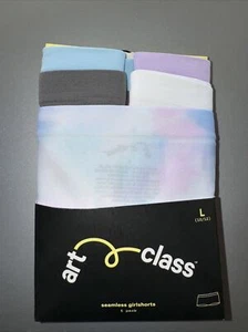 Girls' 5pk Seamless Boyshort Underwear - art class Blue L 10/12 - Picture 1 of 1