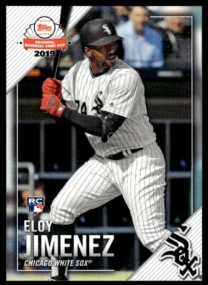 2018 TOPPS NATIONAL BASEBALL CARD DAY RC Eloy Jimenez Rookie R92 - Image 1 of 2