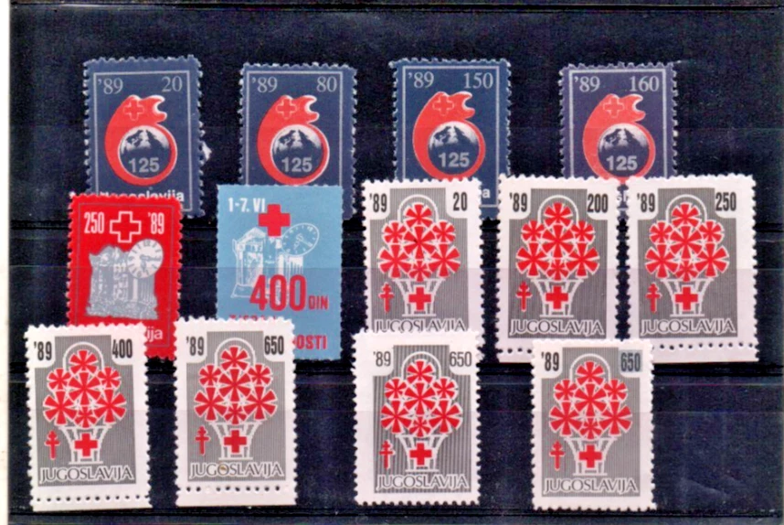 1989 YUGOSLAVIA-COMPLETELY YEARS OF SURCHARGE STAMPS INCLUDED II C-MNH - Image 1 of 1