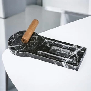 Luxury Marble Ashtray - Cigar Ashtrays Outdoor - Home Decor & Cigar Accessories - Picture 1 of 6
