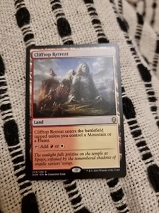 1x MTG Magic The Gathering TCG Clifftop Retreat Land - Dominaria - Picture 1 of 1