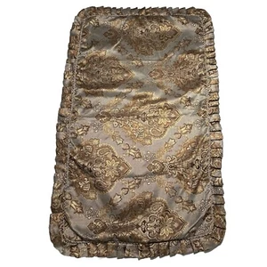 Croscill Pillow Shams King Size W/Braided Trim Paisley Grays/browns Medallion - Picture 1 of 12