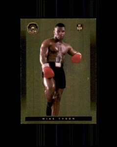 2021 Super Glow Sports 1st Ever Mike Tyson GOLD Foil #2 Boxer - Picture 1 of 1