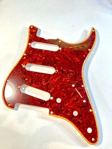 "Boots Aged" Celluloid Tortoise/White 11 Hole for AVRI '62 Stratocaster Relic - Picture 1 of 17