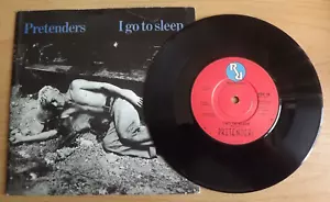 I go to sleep by The Pretenders 7" vinyl WEA ARE 18 Picture Sleeve - Picture 1 of 1