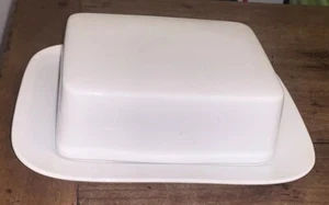 Rosenthal Classic White Covered Butter Dish W/ Lid 5 7/8”W 7”L 2.5”T Germany - Picture 1 of 11