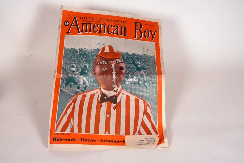 🔥 Youth’s Companion American Boy September, 1940. Vintage, 85 years in the past Foto 1 de 3