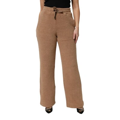 Calça de moletom DOLCE & GABBANA marrom logotipo placa reta IT40/US6/S 1200usd - Imagem 1 de 4