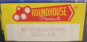 Roundhouse Ho - 50' PS Ribside Boxcar L&N 5302 - 1903 - SWC3 - Picture 1 of 2