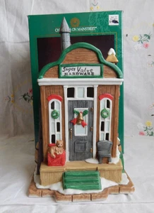 CHRISTMAS ON MAINSTREET SUPER VALUE HARDWARE VILLAGE BOX/CORD - Picture 1 of 6