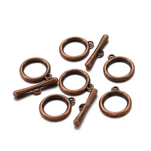 10 Sets OT Toggle Clasps T-Bar Connectors Clasps for DIY Bracelet Jewelry Making - Picture 1 of 17
