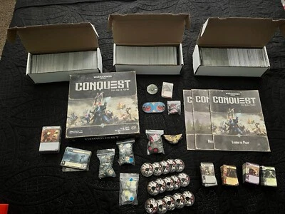 FFG Warhammer 40k Conquest The Card Game + Expansions + Death World Proxies - Image 1 of 3