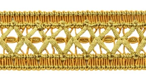 Gimp Braid Trim, Style# 0150HG, Color# 4875 - Canary Gold [Sold By The Yard] - Picture 1 of 1