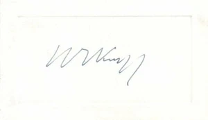 Waldemar A. Ayres Autographed Card Famed Inventor / Engineering Research D.74 - Picture 1 of 1
