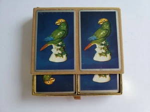 Vintage Canasta Congress Playing Cards - Double Deck - Cel-U-Tone - Parrott - Picture 1 of 6