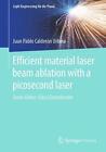Efficient material laser beam ablation with a picosecond laser by Juan Pablo Cal