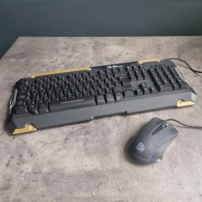 Thermaltake Tt esports Commander Gaming Backlit Keyboard and Mouse Combo Set - Image 1 of 3