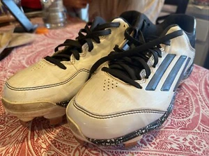 Adidas Abbott Pro Softball Cleats Women's size 6 White/Black C77082 - Picture 1 of 9