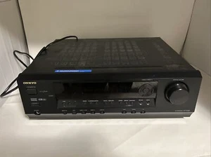 Onkyo HT-R340 AV 7.1 Channel Surround Sound Receiver tested working (No Remote) - Picture 1 of 3