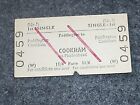 Railway. Ticket.  1st Single. Paddington-Cookham