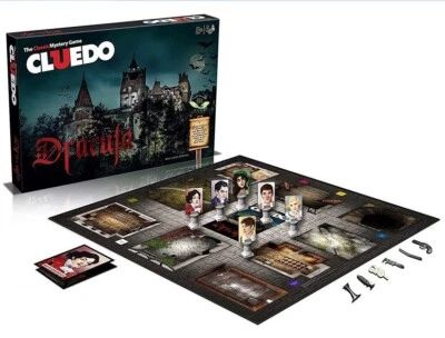Cluedo Dracula The Classic Murder Mystery Board Game Halloween Gift - Image 1 of 3