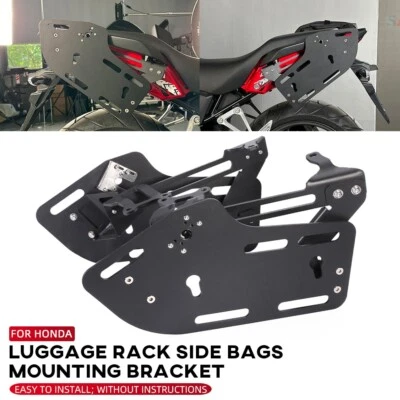 Soporte de montaje para bolsas de sillín laterales portaequipajes para HONDA CB400X/500X NX400 NX500 Foto 1 de 4