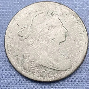 1802 Draped Bust Large Cent 1c Better Grade #45061 - Picture 1 of 2