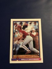 1991 Bowman # 490 WALLY BACKMAN Mets Philadelphia Phillies 