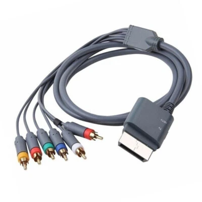 HD TV Component Composite Audio Video AV Cable Lead Cord for Microsoft Xbox 360 - Image 1 of 4