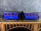 LGB #20301 - THE BLUE TRAIN * 2 Passenger Car Only  * No Box * G Scale