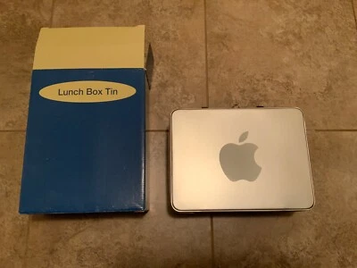Винтажный Apple компьютер ланчбокс олово сотрудника рекламная раздача 90-х новый в коробке! - Изображение 1 из 4