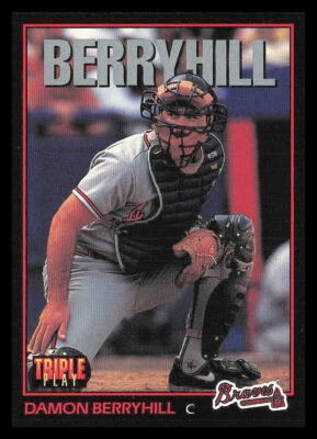 Damon Berryhill 1993 Triple Play #113  Atlanta Braves - Image 1 of 2