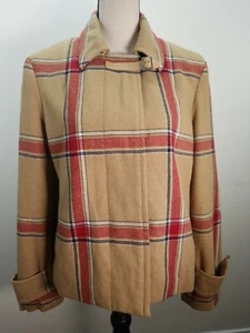 Vintage Tommy Hilfiger Lightweight Wool Coat Womens Sz M - Picture 1 of 12