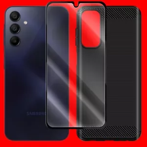 Screen Protector + Protective Case for Samsung Galaxy A25 5G SM-A256U Phone - Picture 1 of 1