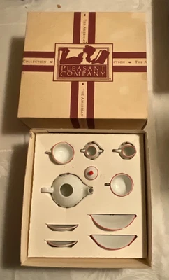 Vintage Pleasant Company American Girl China Tea Set - Image 1 of 2
