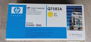 NUEVO Cartucho de tóner amarillo HP 503A Q7582A original sellado OEM para HP LaserJet 380 - Imagen 1 de 1