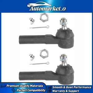 Pair Front Outer Tie Rod End Links for 1993 - 2002 Mercury Villager Nissan Quest - Picture 1 of 8