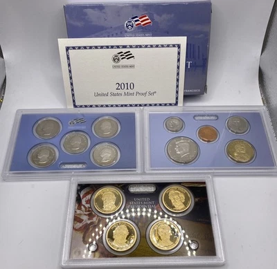 2010 United States Mint Proof Set 14 Coins With Box+COA - Image 1 of 4