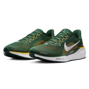 NIKE Pegasus 41 NFL Green Bay Packers Green White Yellow Running Shoes Mens Sz 9 - Picture 1 of 8