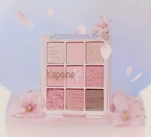 9 Colours Eyeshadow Matte Glitter Sakura PINK Tones Makeup 7cm*7cm Case - Picture 1 of 4