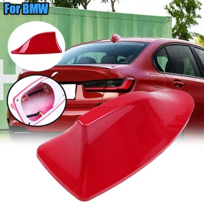 For 2014~2019 2015 2016 Hyundai Sonata Elantra Shark Fin Roof Antenna Cover Red、 - Image 1 of 4