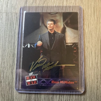 2001 Fleer WWF Raw Is War #15 Vince McMahon - Image 1 of 2