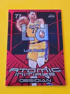 2024-25 Obsidian Basketball Atomic Initials Luka Doncic Sp Red Power Lakers - Picture 1 of 3