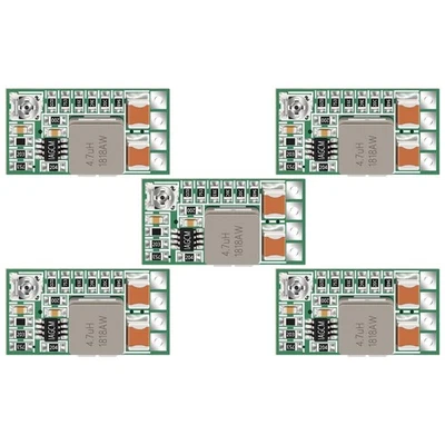 5v Regulator, 5pcs Mini Voltage Reducer DC 4.5-24V 12V 24V Step Down to 5V Bu... - Image 1 of 4