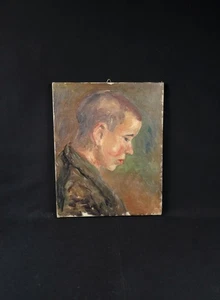 Ritratto Di Un Giovane Ragazzo Contadino Olio Su Tela 41x33 Di Bernard Baëgert - Bild 1 von 13