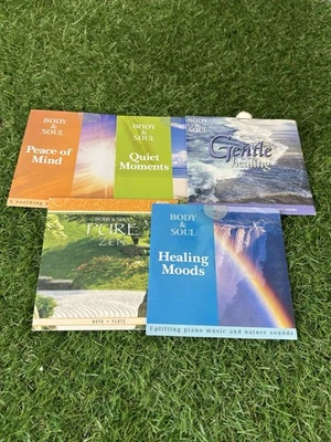 Lot of 5 Body & Soul Relaxation CDs Peace of Mind Quiet Moments Gentle Healing - Изображение 1 из 4