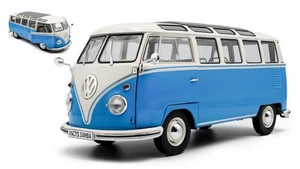 VOLKSWAGEN T1 SAMBA MINIBUS 1962 HELLBLAU/WEISS 1:18 - Bild 1 von 1