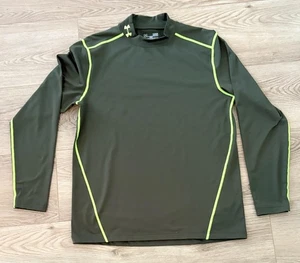Under Armour ColdGear Fitted Shirt Mens Large Long Sleeve Athletic Compression - Picture 1 of 14